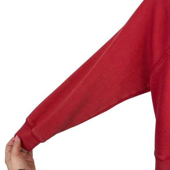 GAP X DOEN Graphic Logo Print Crew Neck Pullover Sweatshirt Red Kids Size M 8 - Picture 4 of 8